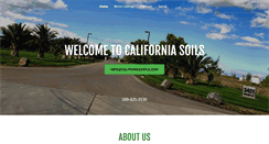 Desktop Screenshot of californiasoils.com