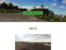 Tablet Screenshot of californiasoils.com